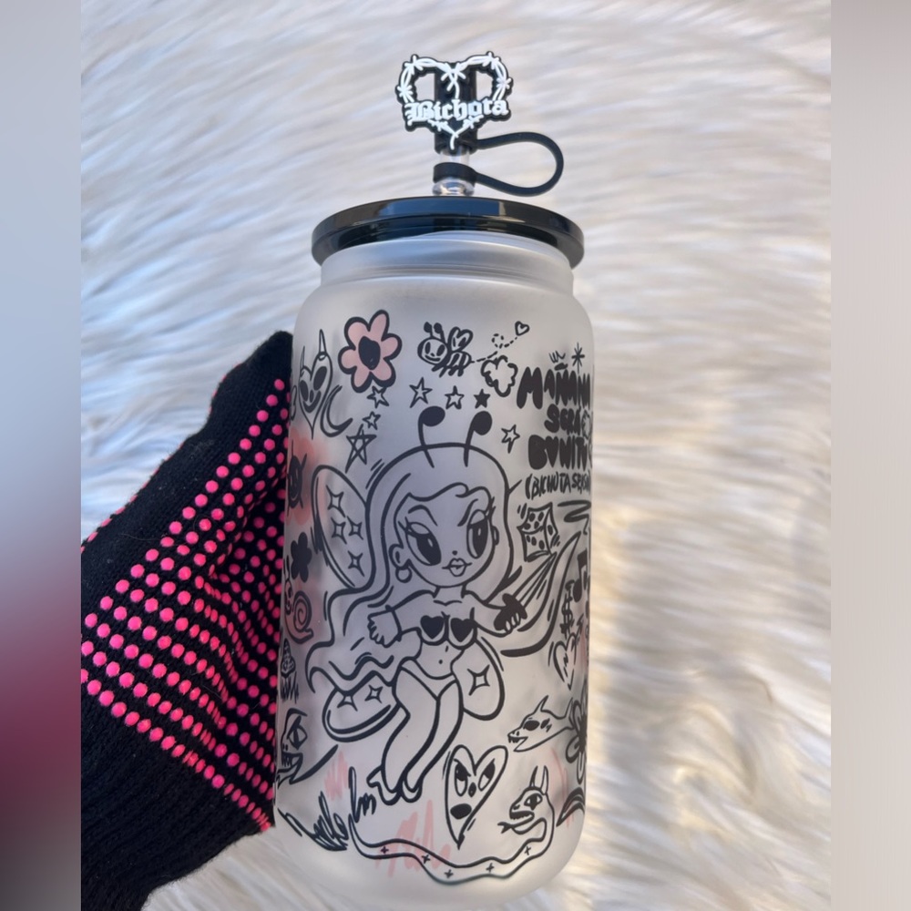 Karol g glass can 16oz